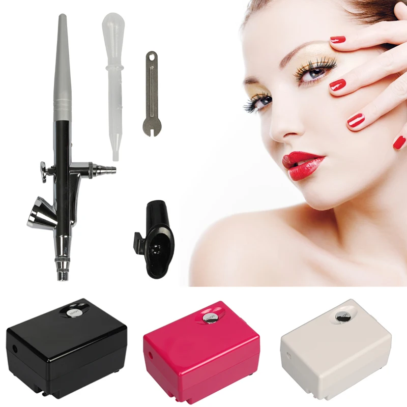 Бесплатная доставка Мини-набор воздушный компрессор пистолет-распылитель набор