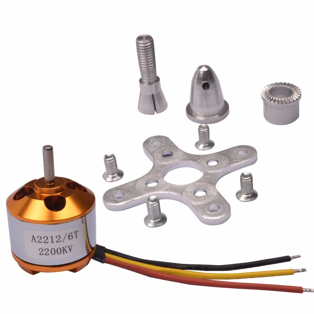 Радиоуправляемый бесщеточный двигатель A2212 1400KV 1000KV 2200KV RC ЗАПАСНЫЕ ЧАСТИ огневая