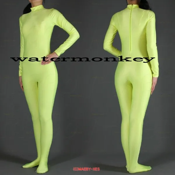 Женский комбинезон на все тело из спандекса гимнастический костюм Zentai без