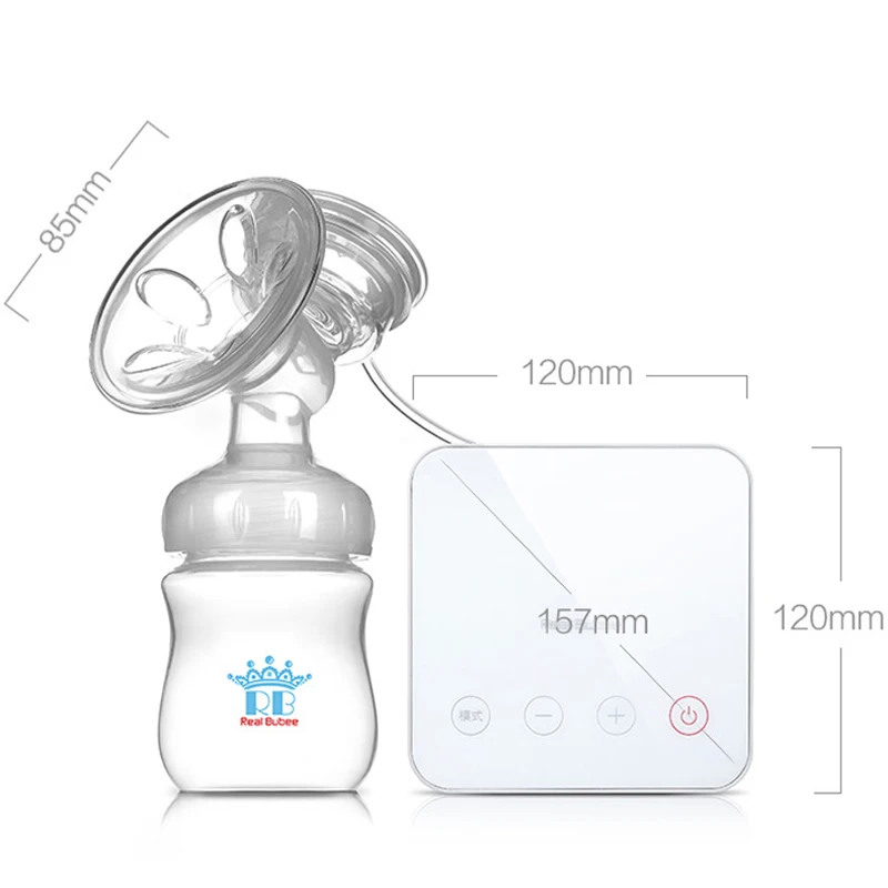 Real Bubee UK Hi-Q Электрический молокоотсос детские товары для кормления грудью интеллектуальные USB электрические молокоотсосы бутылочка для молока 8006S