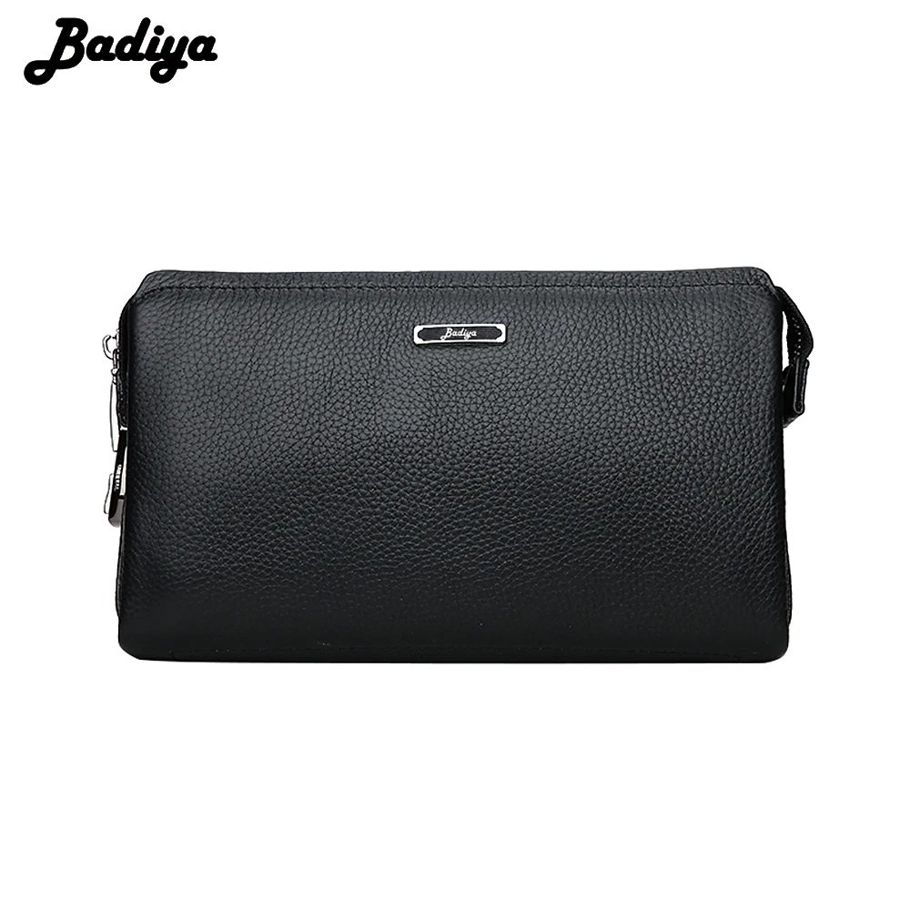 Мужские Клатчи из натуральной кожи нового дизайна защитные сумки с паролем для