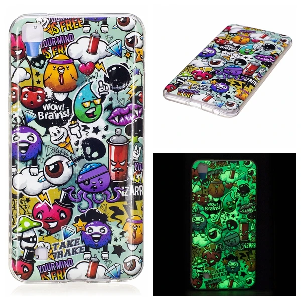 Мода Световой Сова перо soft shell ТПУ caes Для lg X Мощность задняя крышка для coque K210 k220