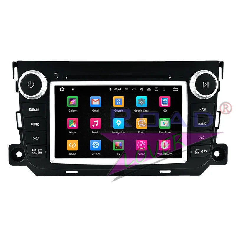 Roadlover Android 8 0 автомобильный DVD плеер авторадио для Benz Smart Fortwo 2012 Стерео GPS навигация