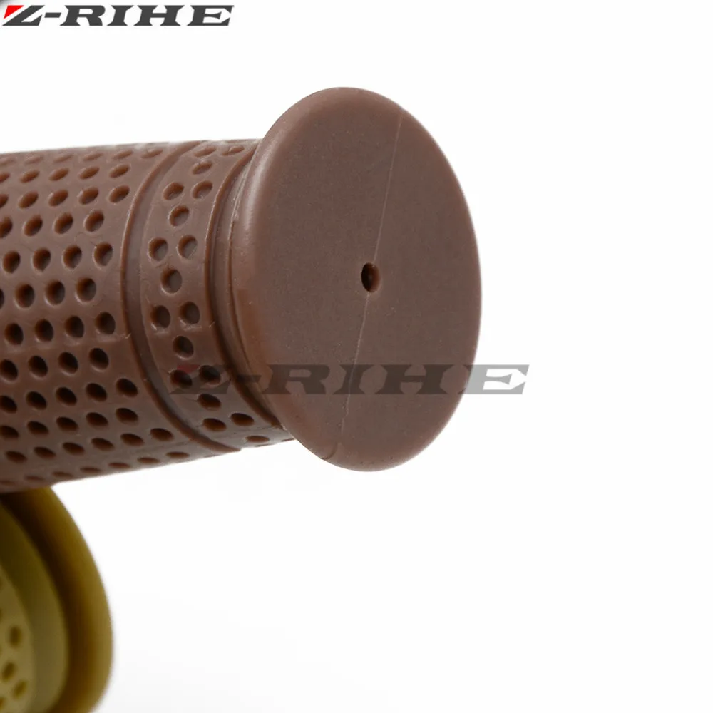 Новые винтажные мотоциклетные ручки Cafe Racer с резиновой ручкой 7/8 дюйма 22 мм для CG125