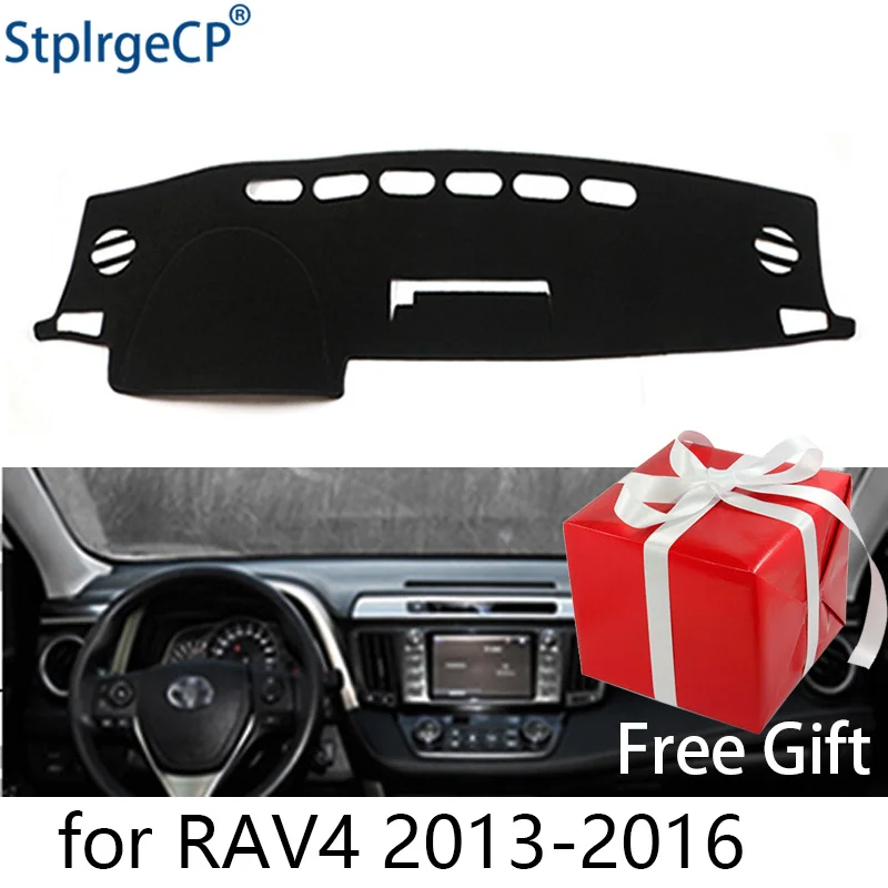 

for Toyota RAV4 RAV 4 2013-2016 dashboard mat Protective pad Shade Cushion Pad interior sticker car styling accessories