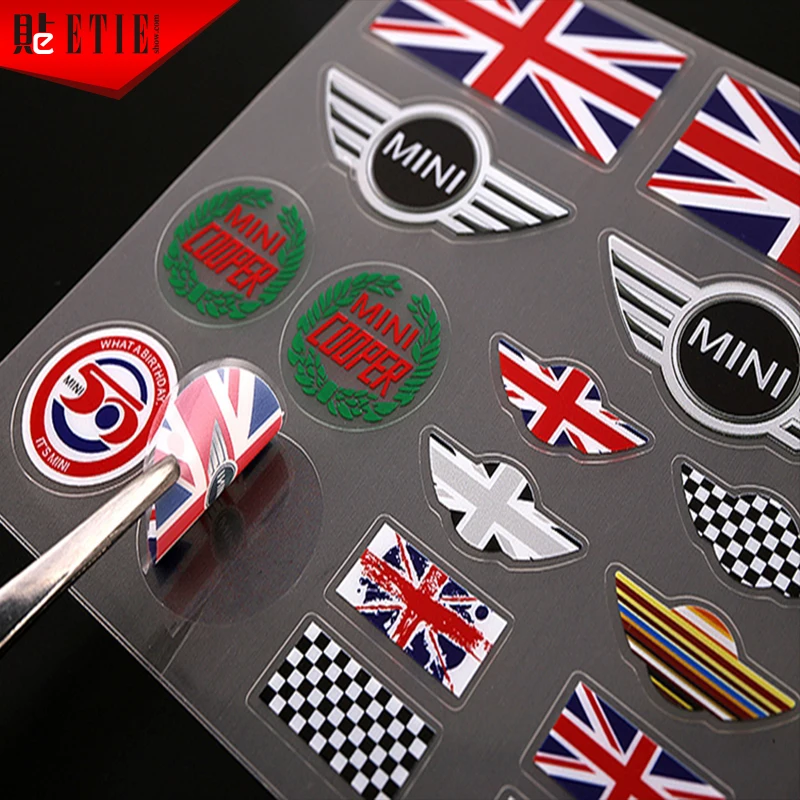 ETIE MINI Cooper 3 м виниловая упаковка флаг Великобритании автомобильные наклейки