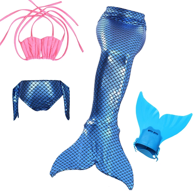 Обувь для девочек хвост русалки Косплэй с Моноласты детские нарядные платья