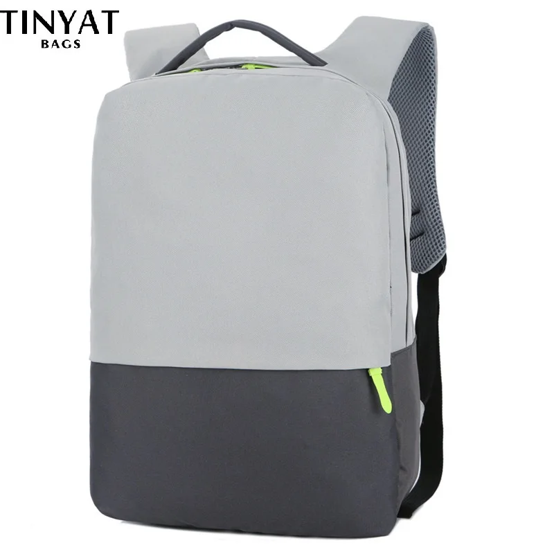 Школьный рюкзак TINYAT для подростков мужской ноутбука 15 дюймов Женский Мужской