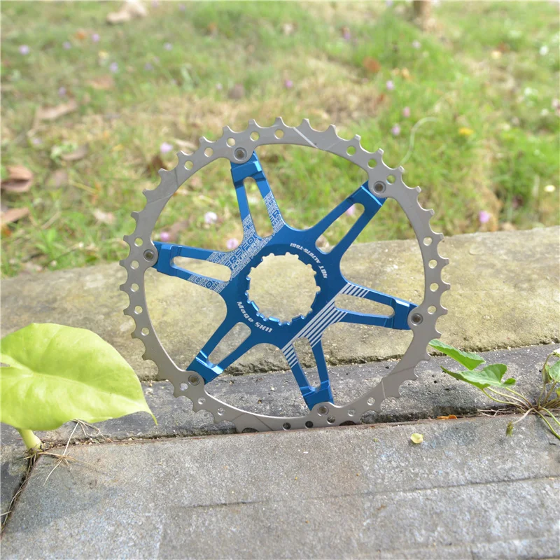 FOURIERS MTB 10 Скорость передачи Велосипед маховик зуб лист хром-молибденовой