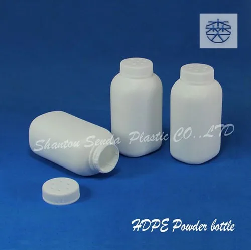 20 шт./лот,, 80 мл, бутылка для порошка, белая HDPE бутылка для порошка, бутылки для порошка с белыми крышками для просеивания