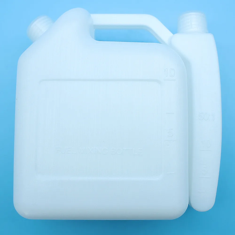 

1L Portable 2-Stroke Fuel Petrol Oil Mixing Bottle 25:1 50:1 Chainsaw Trimmer Brushcutter Strimmer Strimmers