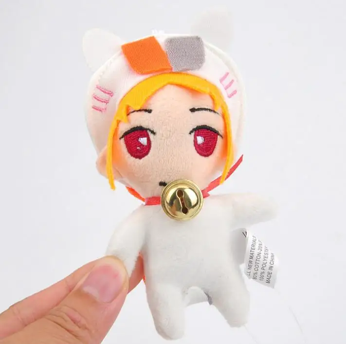 1 шт. симпатичная подвеска в виде кошки 9 см natove Yuujinchou Nyanko Sensei брелок плюшевая кула