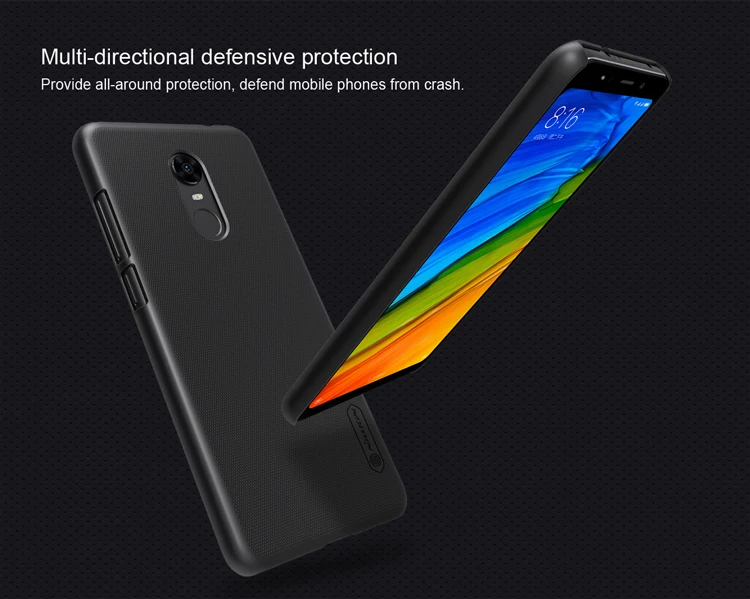 Xiaomi redmi 5 plus чехол xiaomi NILLKIN Супер Матовый Защитный матовый Жесткий Чехол для задней