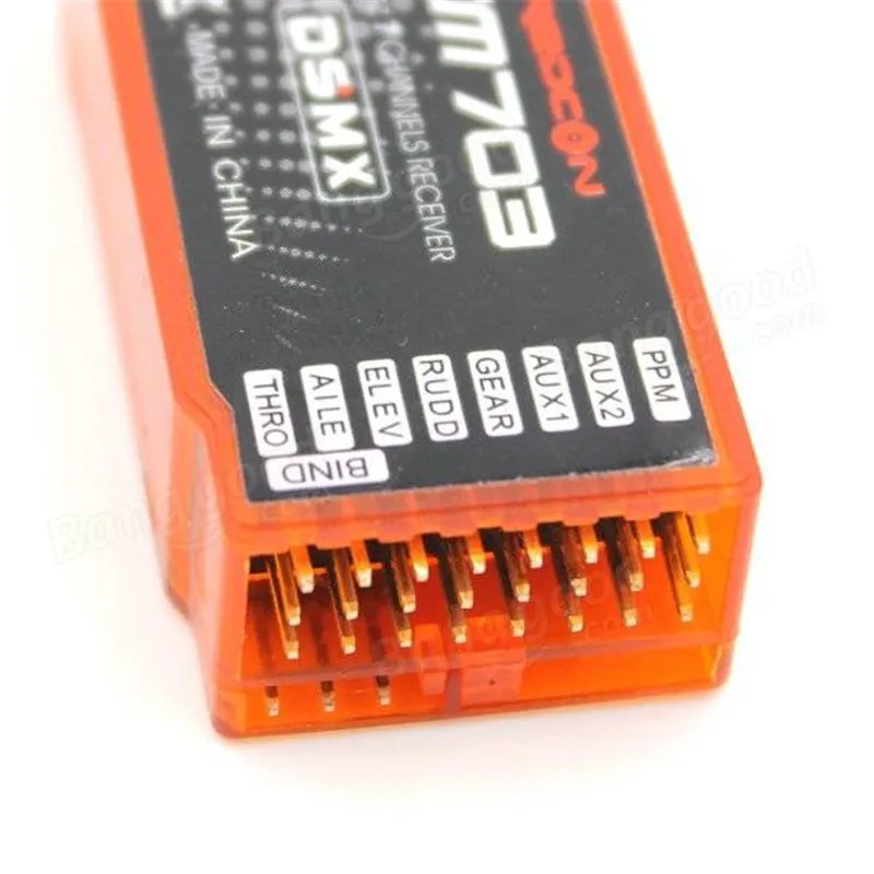 1 шт. REDCON CM703 2 4G 7CH совместимый приемник с PPM выходом для Rc самолета DIY аксессуары