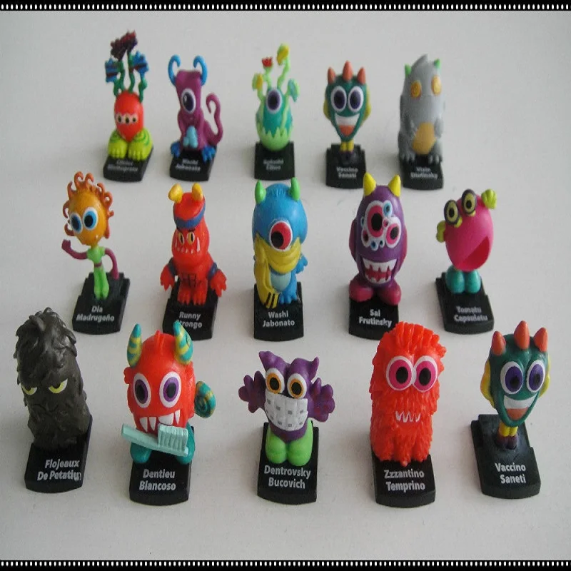 10 шт./Лот размер 3 см|gifts for children|monster figuretoy lot |