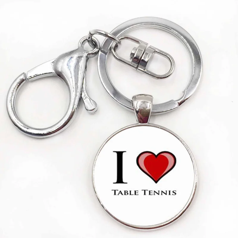 Брендовый художественный брелок для настольного тенниса и пинг понга винтажная