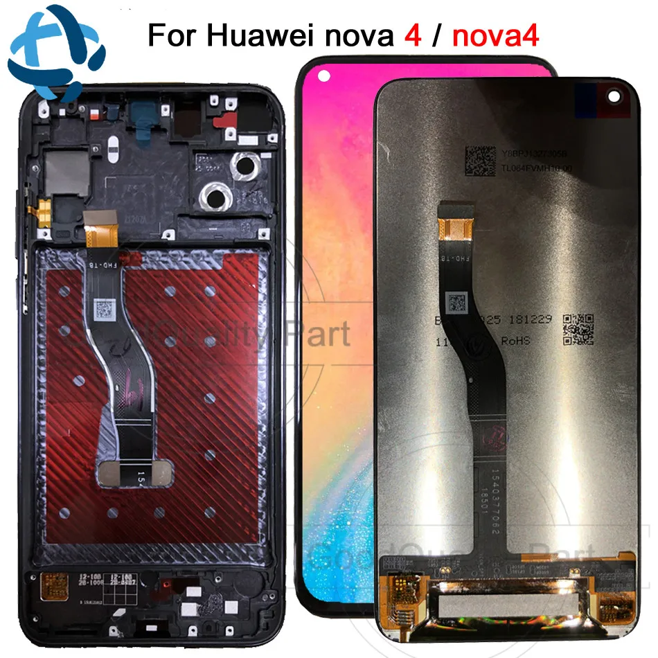 6 4 &quotНовый для huawei nova ЖК дисплей кодирующий преобразователь сенсорного экрана в