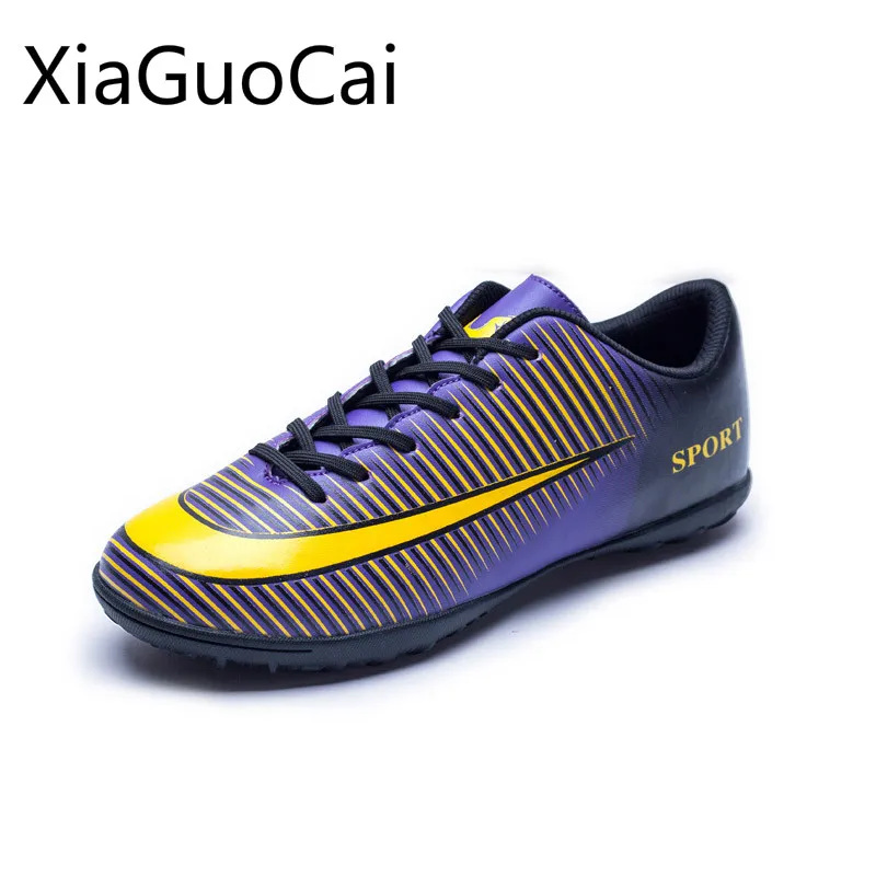 Нескользящие мужские футбольные туфли Turf Cleats подростковые кроссовки для