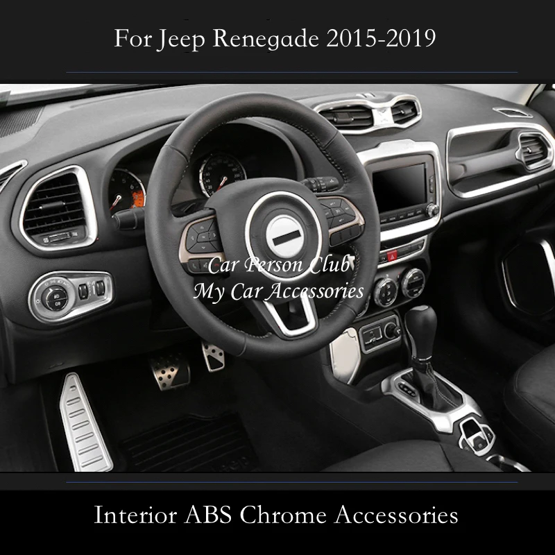 Аксессуары для салона автомобиля Jeep Renegade 2015 2019 панель навигации консоли