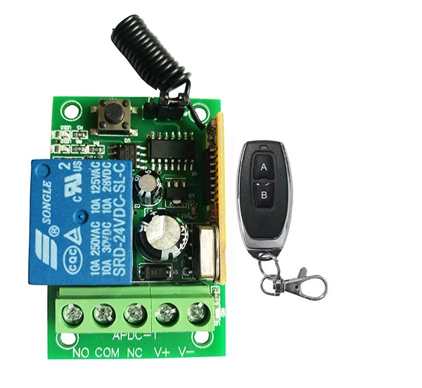 Новый DC12V 24V 1 CH 1CH RF Беспроводной дистанционного Управление реле безопасности
