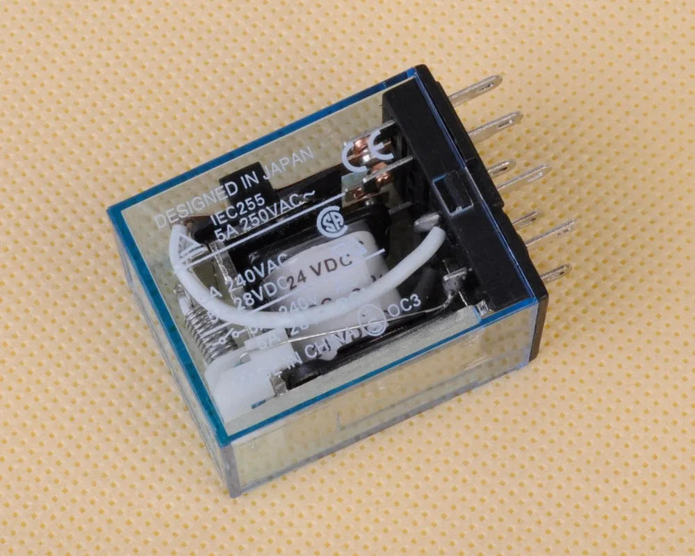 1 шт. маленькое реле Omron MY2NJ 24V DC 5A|small relay|relay omronomron my2nj |