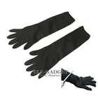 1 пара, черные перчатки с защитой от порезов, Длинные защитные перчатки для мясника, садовника, защита рук