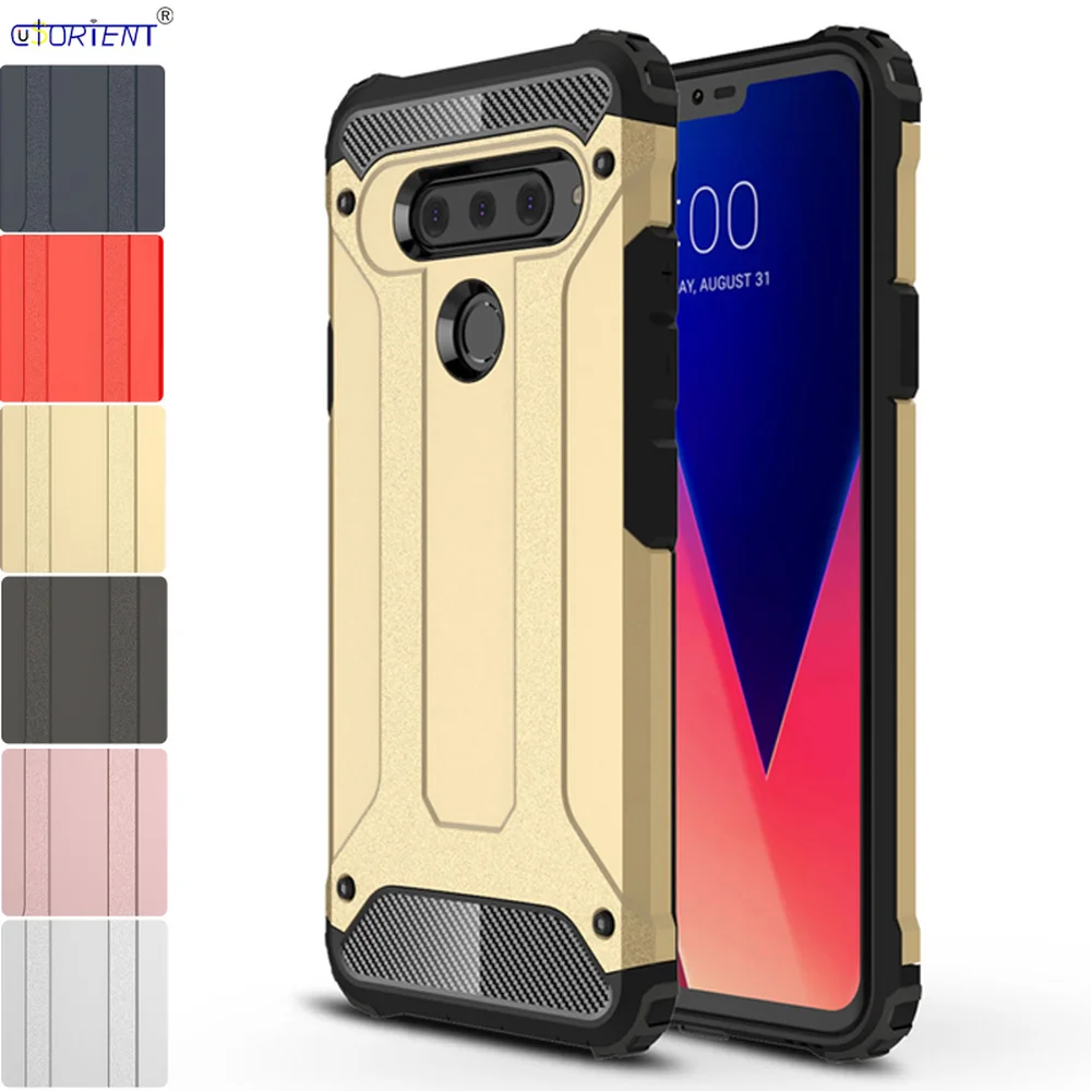 Чехол для телефона LG V40 ThinQ гибридный противоударный чехол накладка LGV40 V 40 тонкий