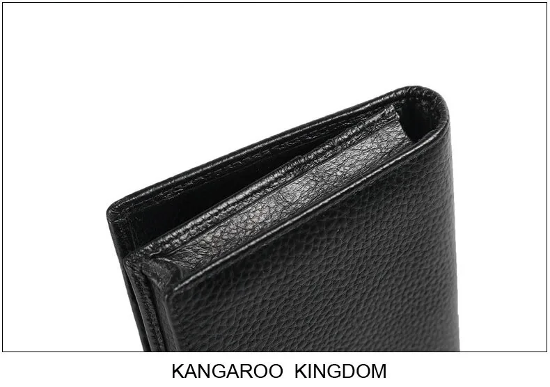 Бренд Kangaroo Kingdom, мужские кошельки, Длинный кошелек из натуральной кожи, кошелек