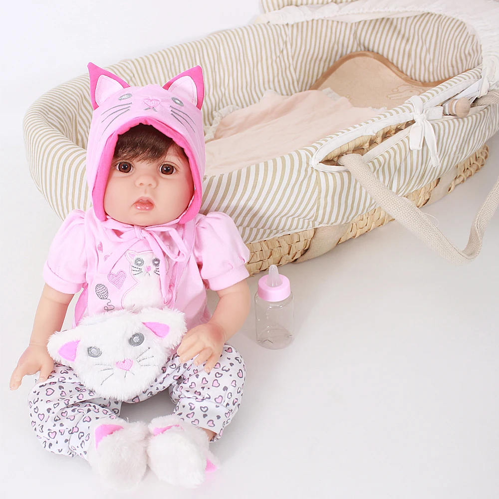 Bebe Кукла Reborn 20 &quot50 см силиконовые куклы игрушки для девочек подарок детей модные