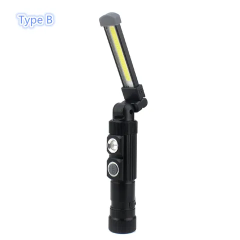 USB Перезаряжаемый фонарь COB светодиодный фонарик 5 режимов работы Магнитный светодиодный портативный Lanterna Открытый Кемпинг подвесной фонарь с крюком