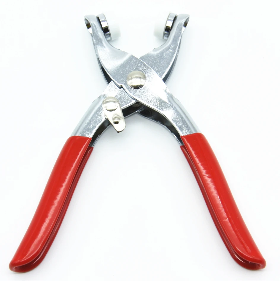 Высококачественные зажимные плоскогубцы с зубцами заклепки прошины для кнопки 9