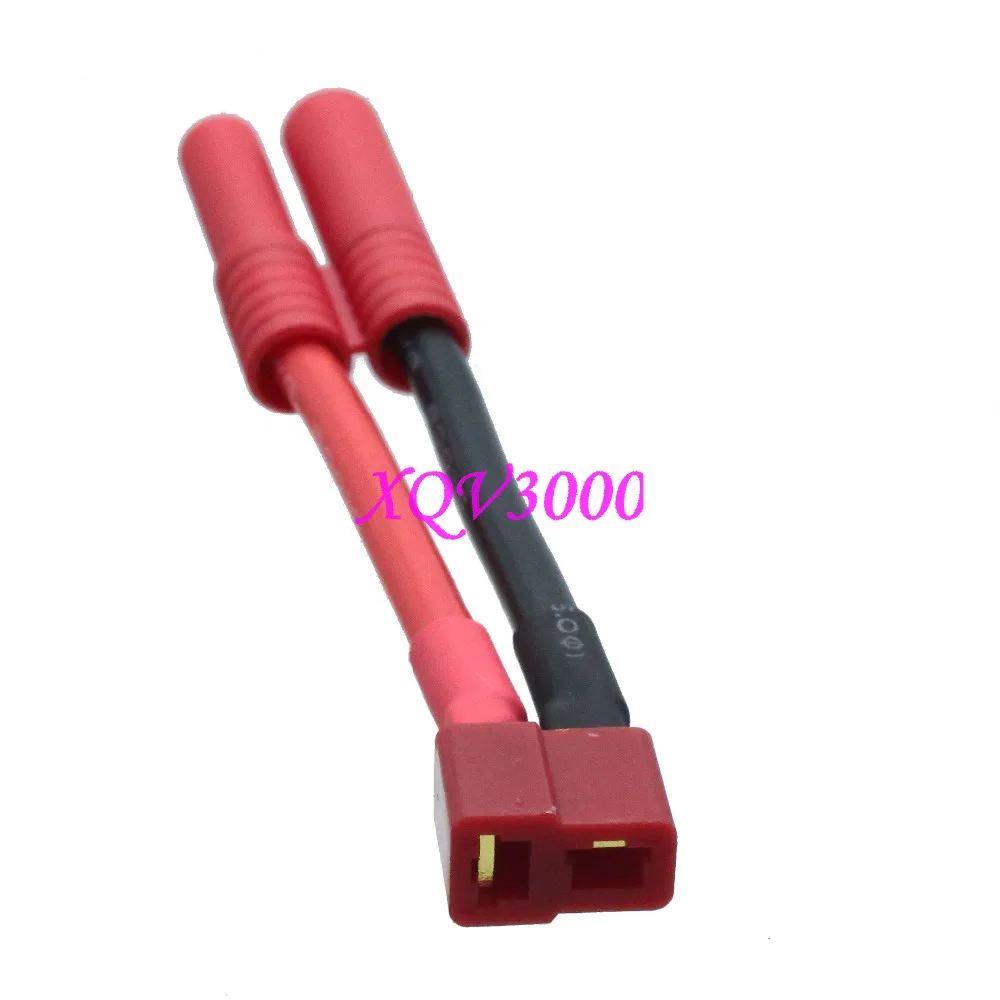 HXT 4MM to T Plug Female Adapter Lipo Battery Bullet Dean 12AWG 5CM Wire Connector Charger Lead | Обустройство дома