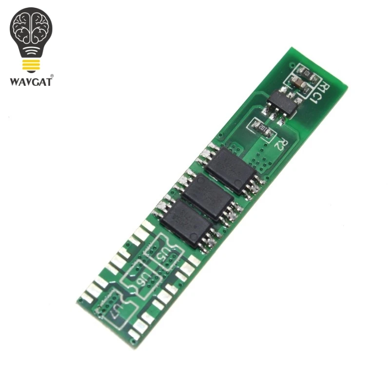 Защитная плата SUQ 1S 5A 3 7 V li ion BMS PCM для литий ионного аккумулятора 18650|Интегральные