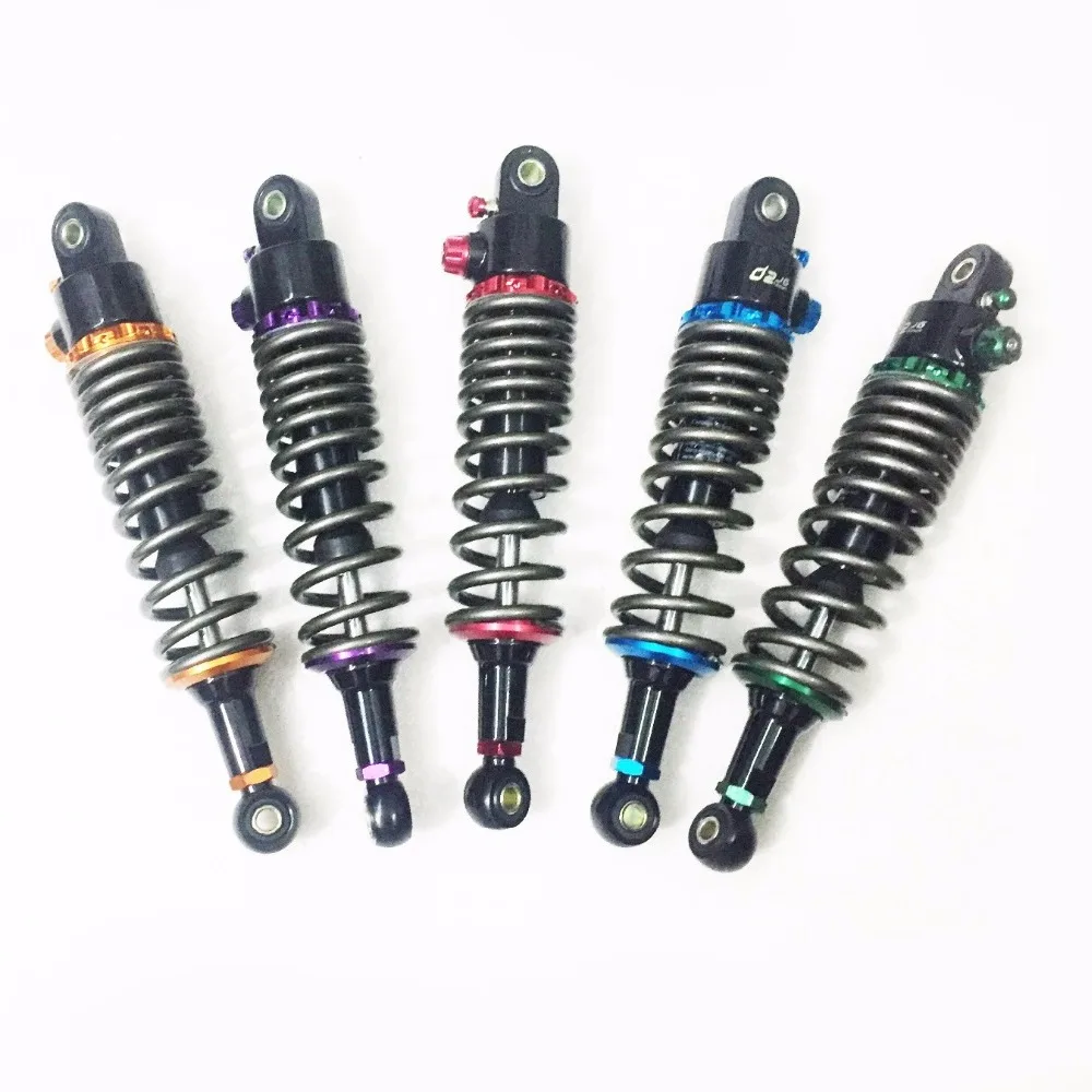 one pair 7.5mm spring 320mm 340mm Rearair Shock Absorber for Honda Yamaha Suzuki Kawasaki bikes Gokart ATV Motorcycles Quad.