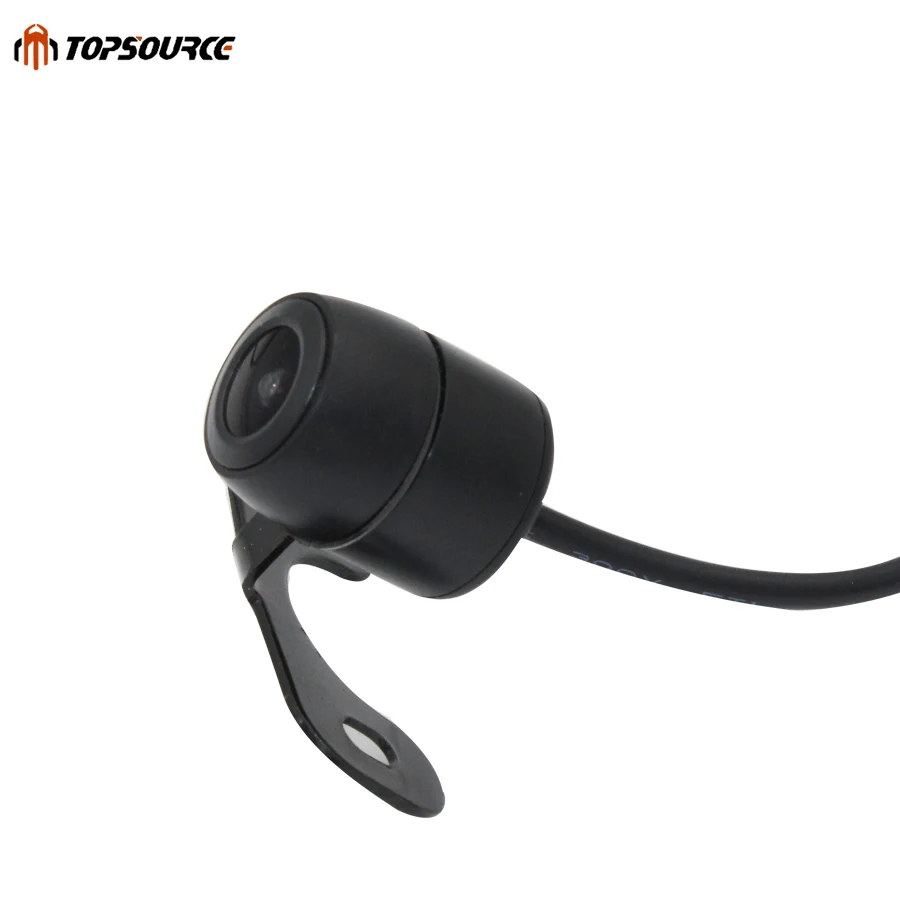 TOPSOURCE 12V 170 Mini Color 6M Wire CCD задняя парковочная камера заднего вида металлический