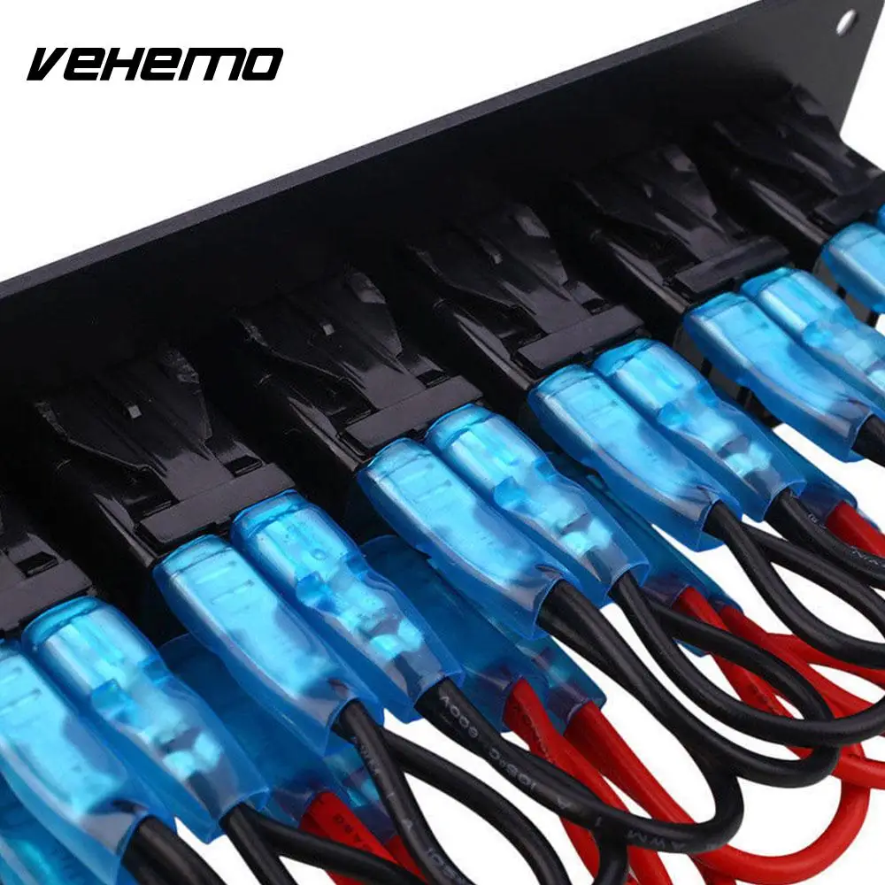 Vehemo 6 Gang автомобильный переключатель RV панель автоматический Выключатель
