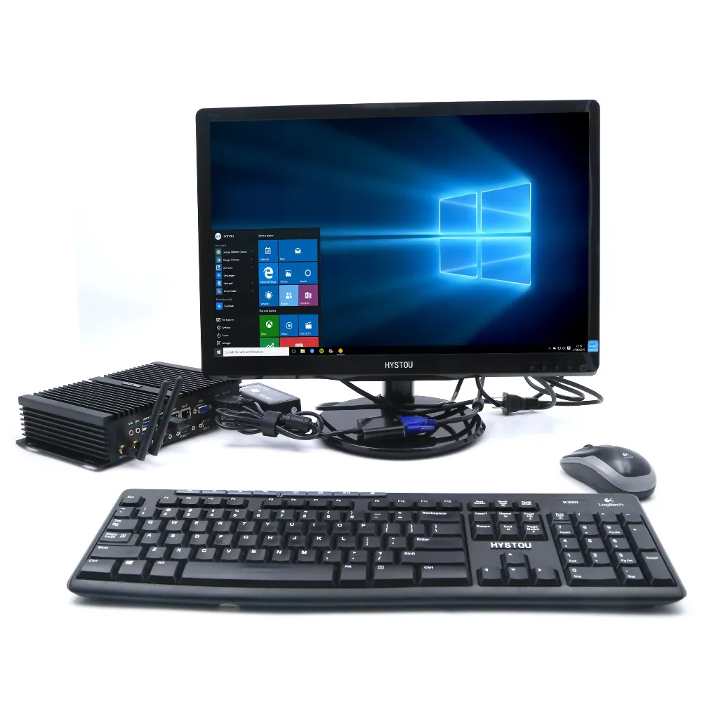 Intel Core i5 3317U промышленный безвентиляторный мини ПК Windows TV Box 4 RS232 Dual NIC 2 LAN pfsense Firewall