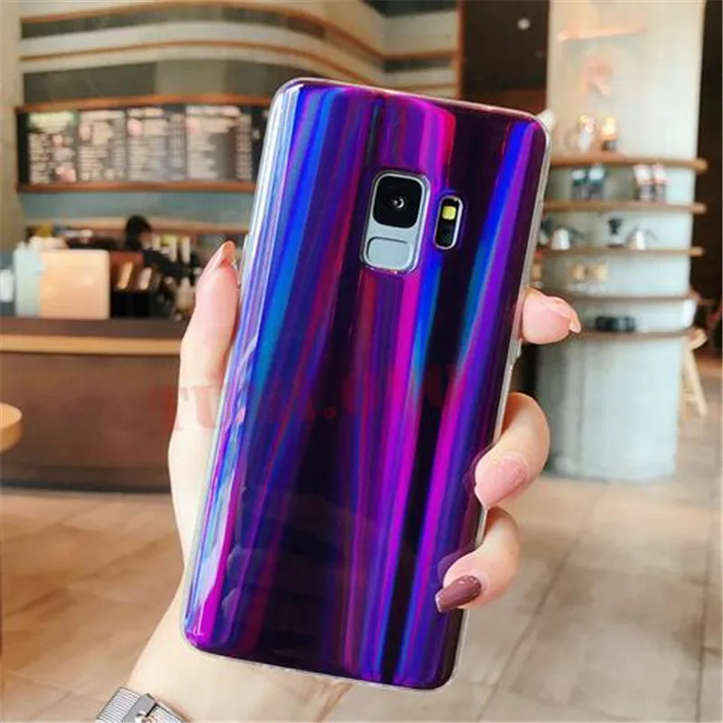 Fashion Cool Laser Soft TPU Phone Case for Samsung Galaxy A6 A8 Plus 2018 S9 S8 S6 S7 Edge note5 note8 note9 A310 A510 A320 |