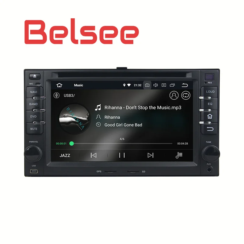 Автомагнитола Belsee 2 Din Android 9 0 4 Гб + 64 ГБ PX5 восемь ядер для Kia Carens Sportage Ceed Rio Sorento Optima GPS