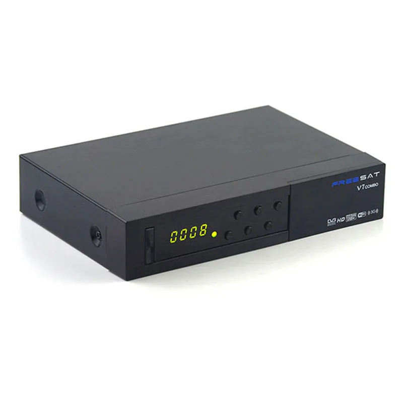 [Натуральная кожа] Freesat V7 комбо приемное устройство HD спутниковый ресивер DVB S2 T2