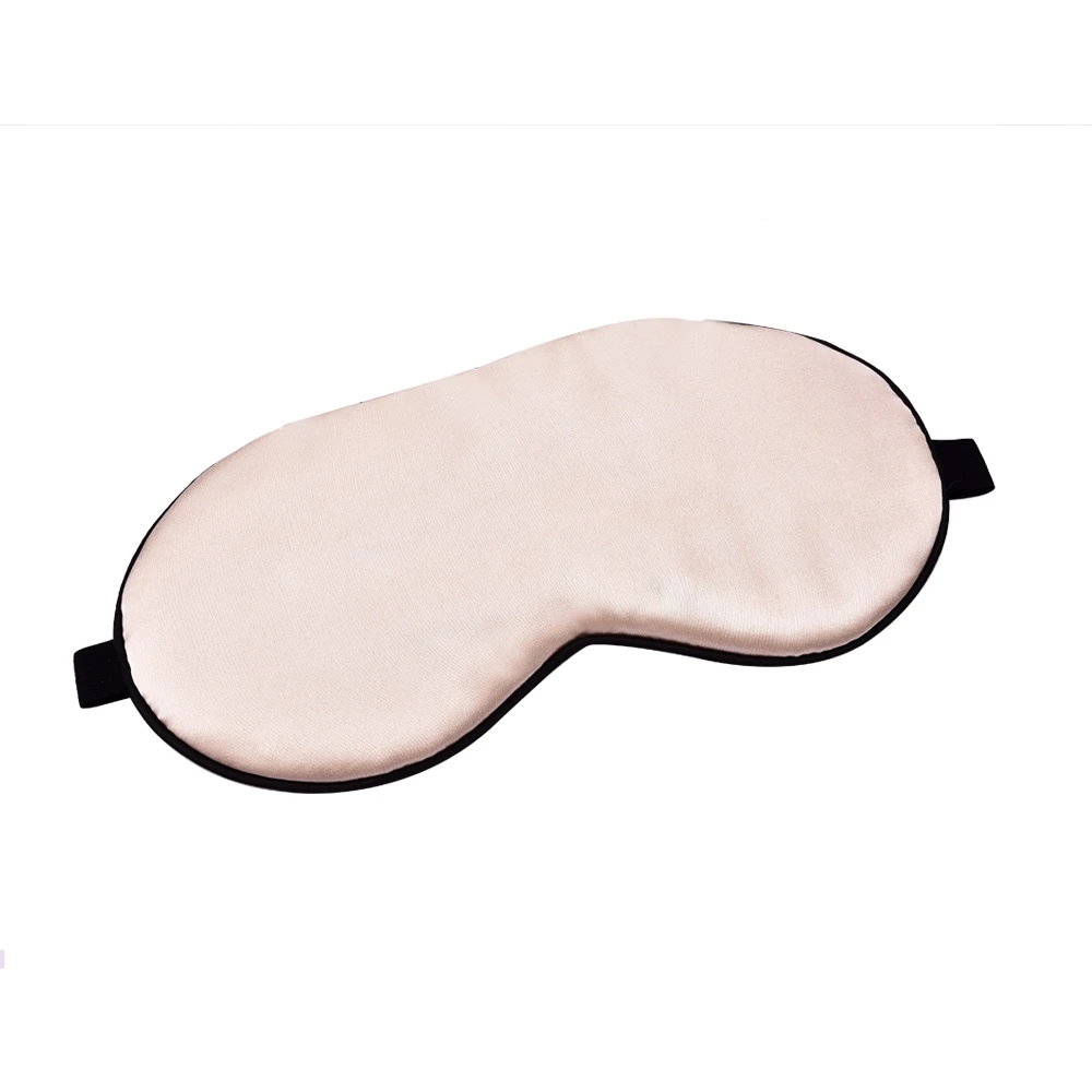 Beige Fulljion чистая маска для глаз на основе шелка покрытие двухстороннее сна Отдых патч для глаз мягкая портативная повязка для глаз Путешествия повязка для глаз 7 цветов - Цвет: Beige