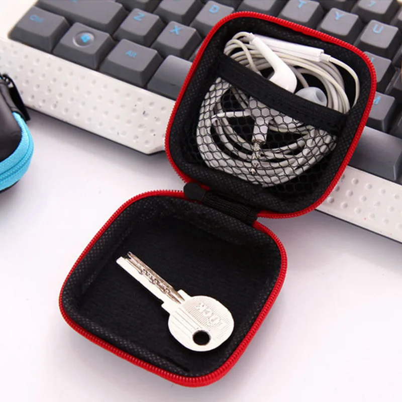 Чехол для хранения монет кольцо ожерелье наушники футляр ювелирных изделий