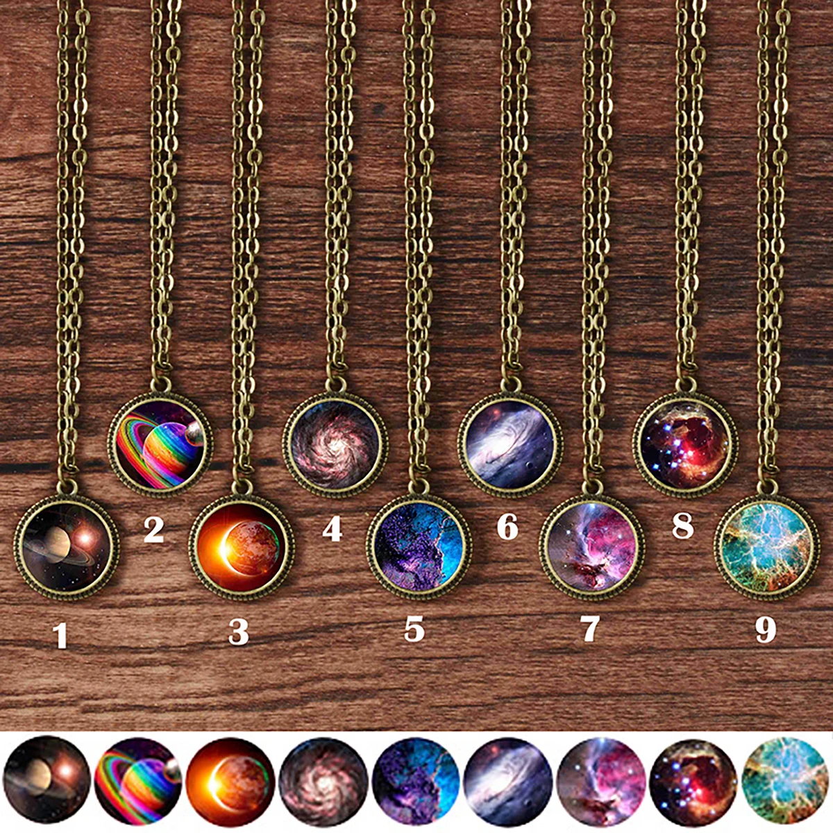 Новинка, трендовая туманность, Вселенная Галактики, кулон с кабошоном, космос, Космический кулон, ожерелье, женские модные украшения, подарок