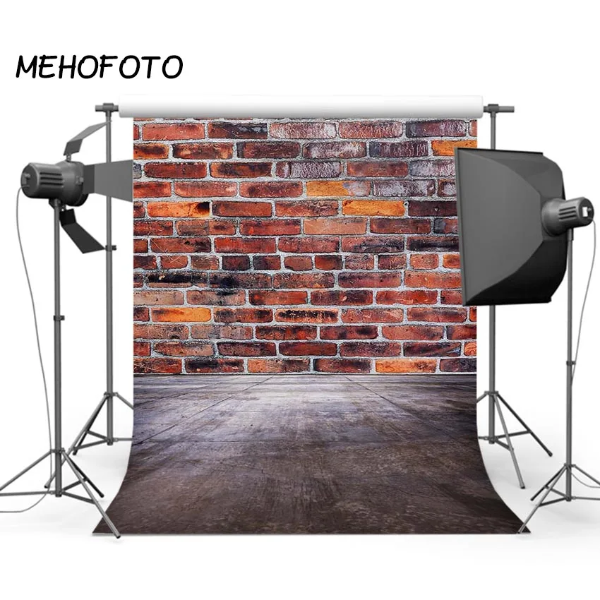 Фон для фотосъемки с изображением Красной Винтаж кирпичные стены украшения фон и