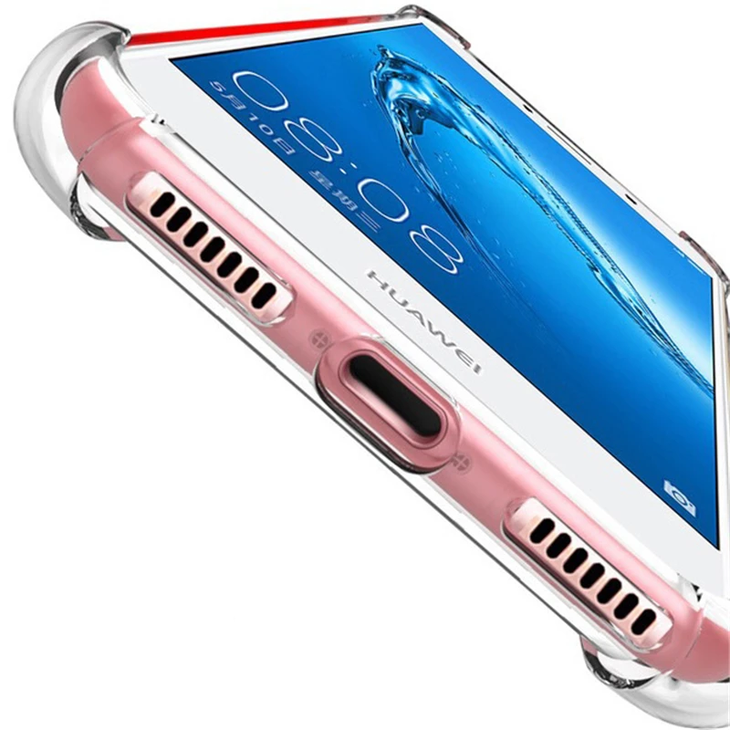 Противоударный прозрачный мягкий силиконовый чехол для телефона Huawei P20 Pro