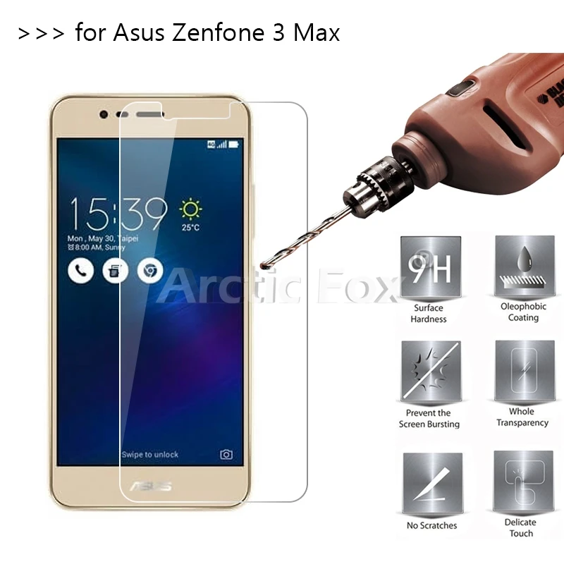 10 шт./лот Премиум закаленное Стекло для Asus Zenfone 3 Max ZC520TL Экран протектор Закаленное