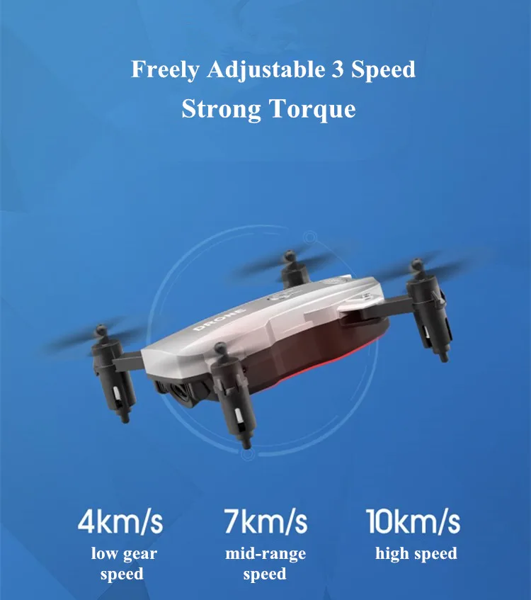 Мини WiFi FPV Радиоуправляемый Дрон умный селфи с камерой в реальном времени 1080P HD Авто парение 3D вращающаяся игрушка складной Квадрокоптер самолет