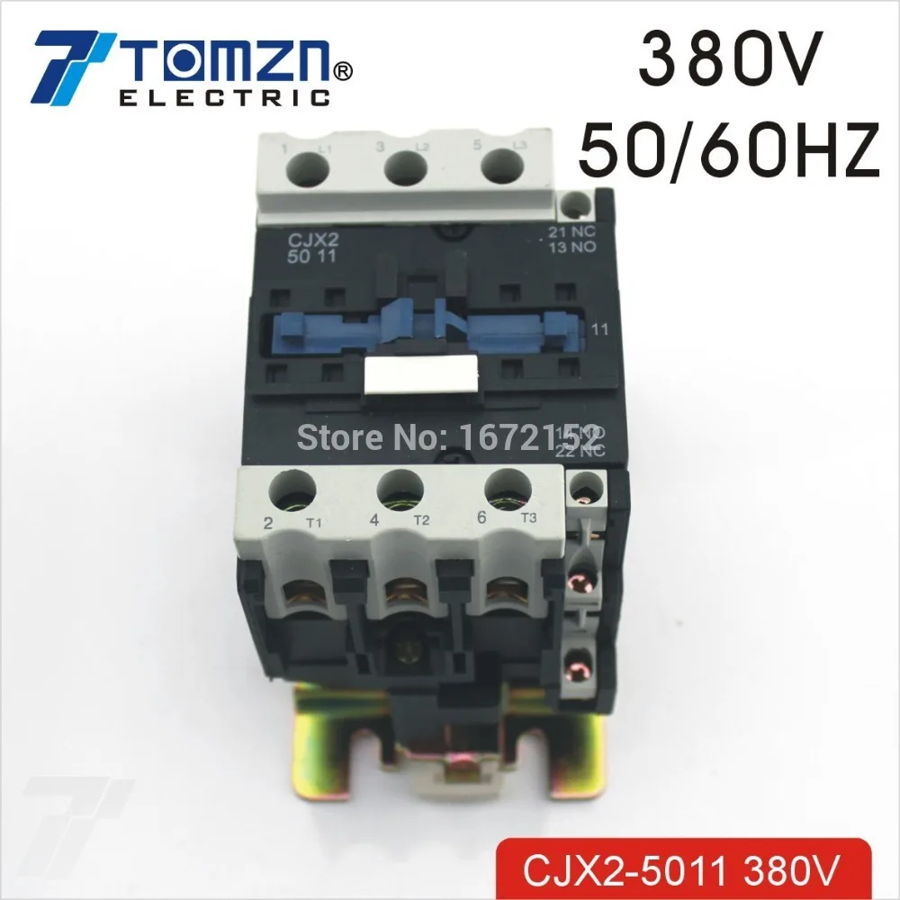 

CJX2 5011 AC contactor LC1 50A 380V 50HZ/60HZ