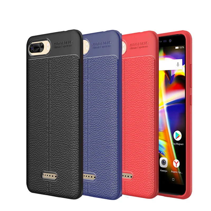 Для BQ 5508 L цветной мягкий чехол личи 3D узор TPU для 5508L NEXT LTE матовый корпус сумка