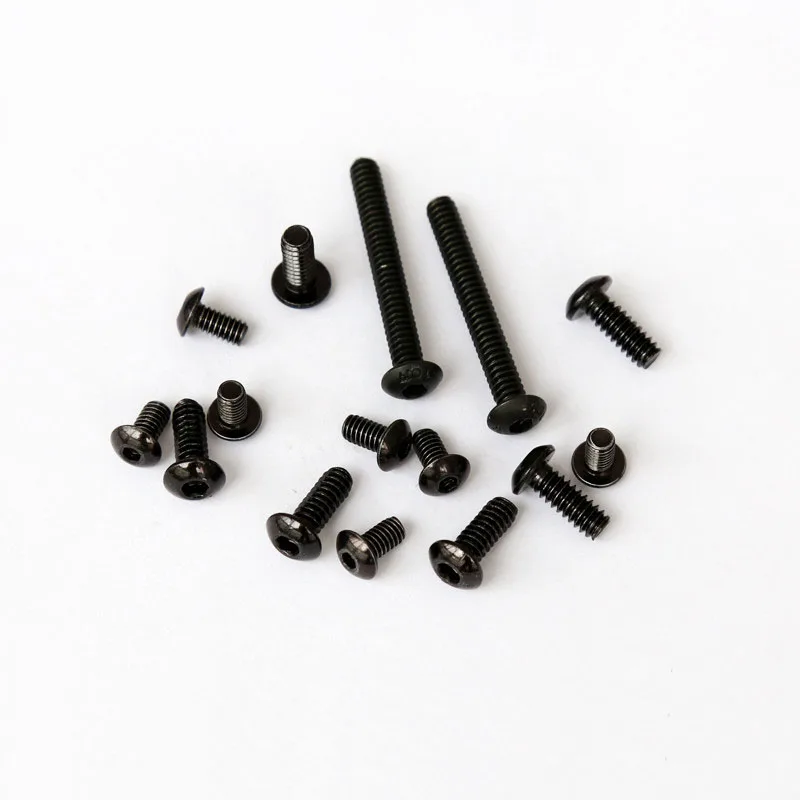 ISO7380 M10/M12/M16 класс 10 9 круглая головная головка колпачок винт черный цвет |